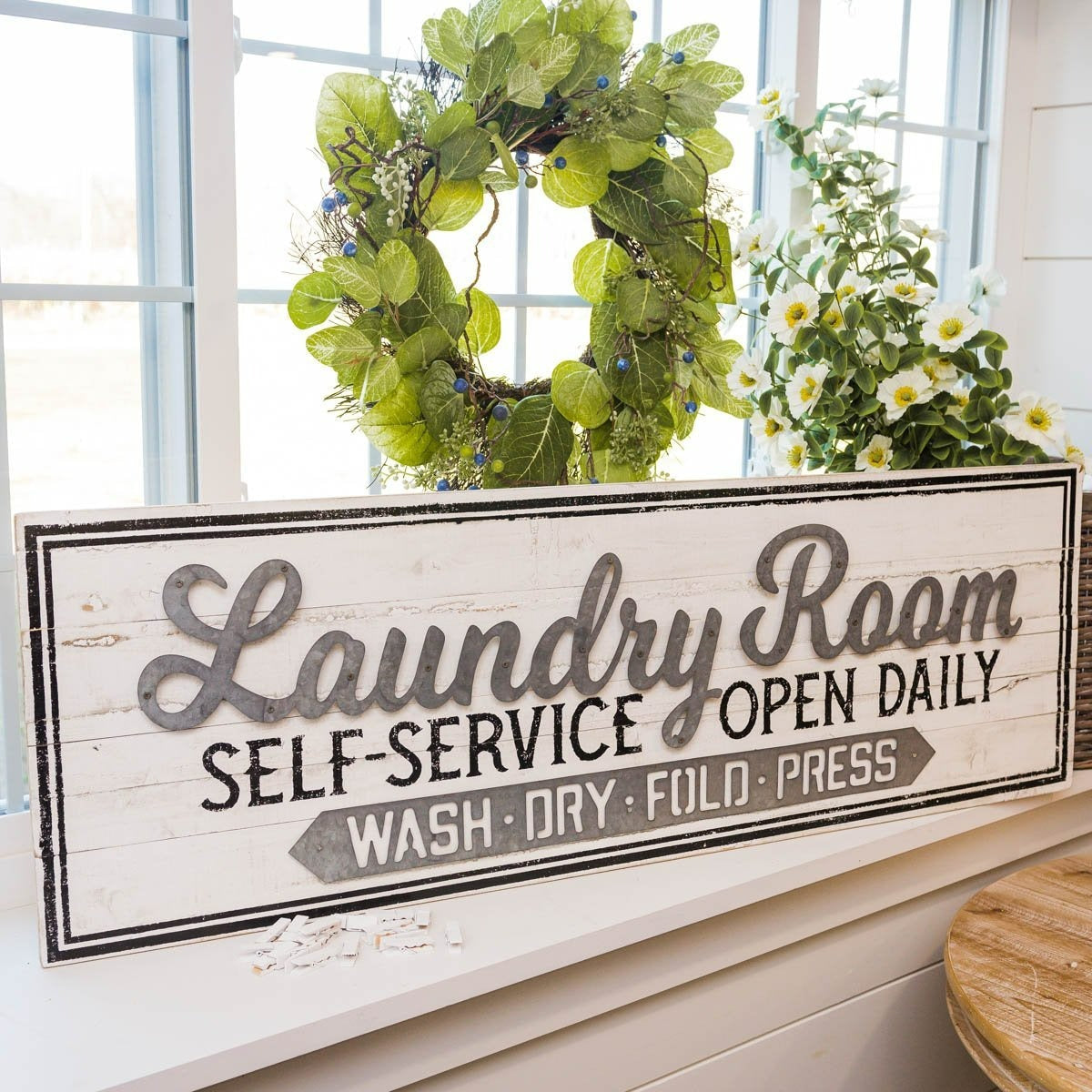Laundry &amp; Bath Signs