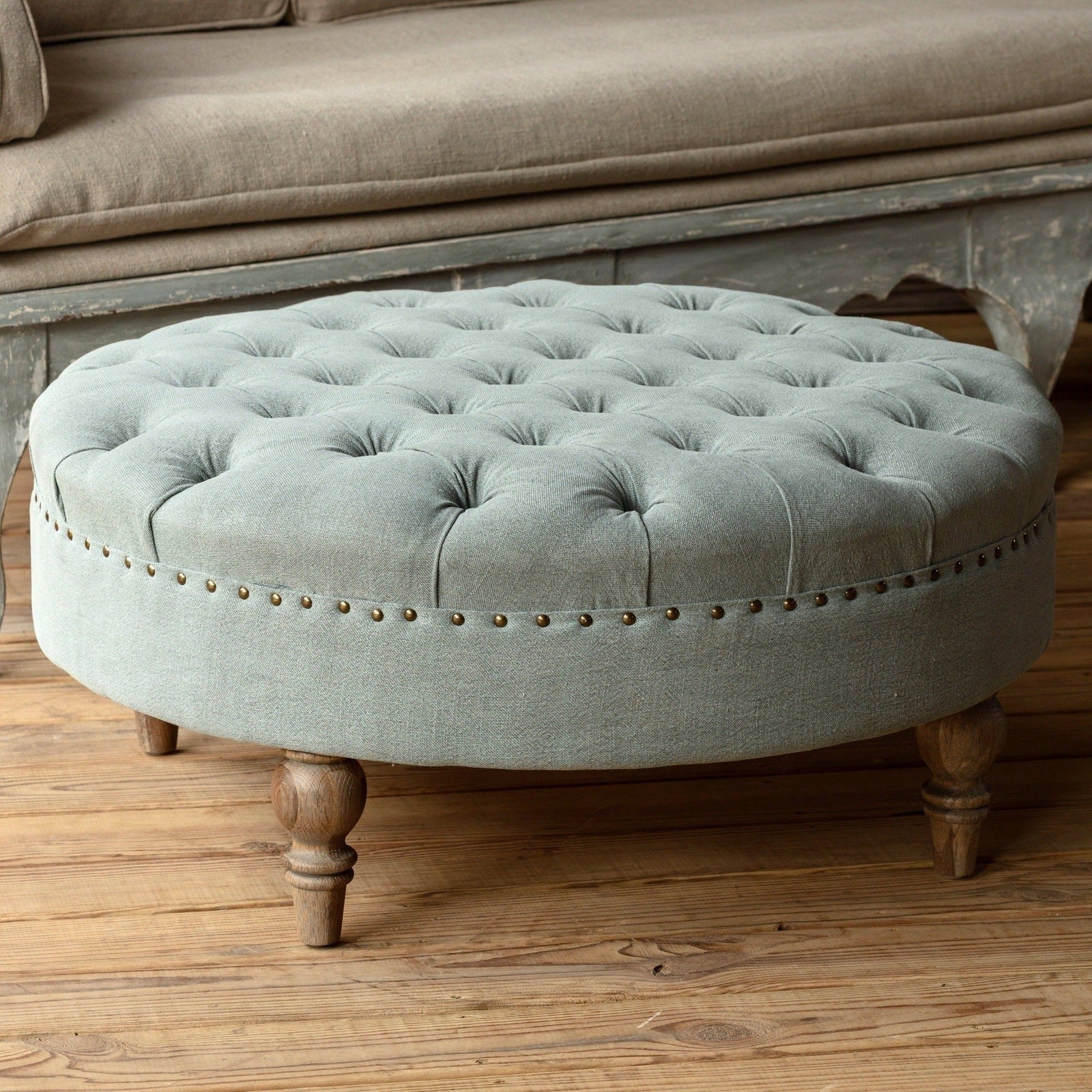 Farmhouse Ottomans & Poufs - A Cottage in the City