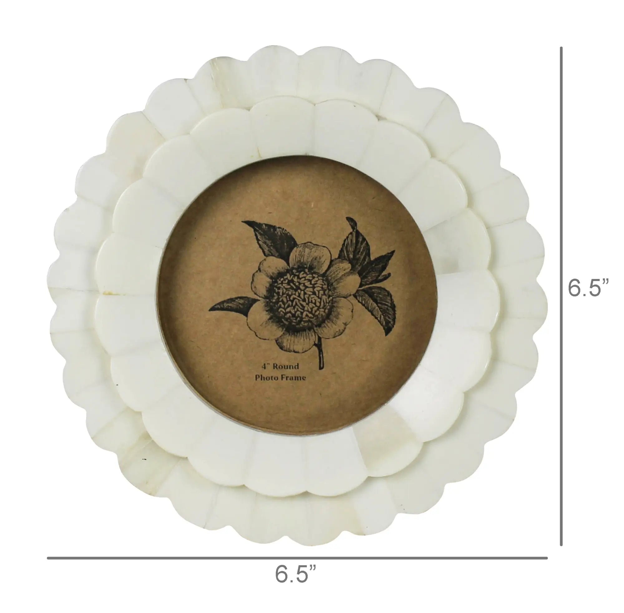 Petal Round Frame