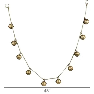 Antique Brass Bells Garland