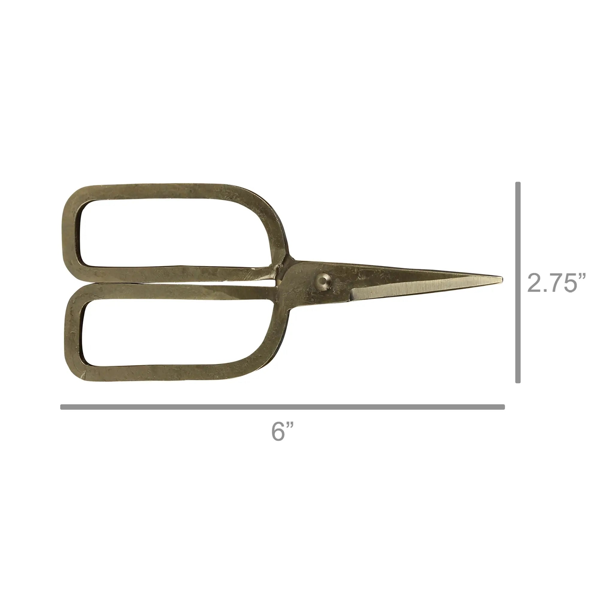 Brass Squared Scissors