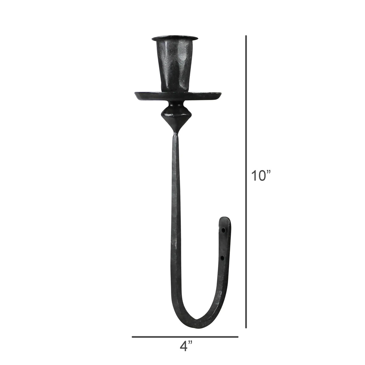 Black Forged Wall Sconce
