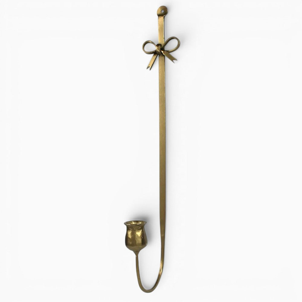 Brass Bow Wall Sconce