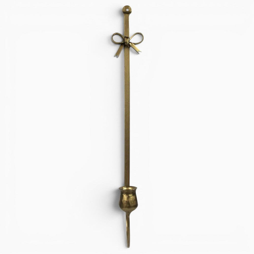 Brass Bow Wall Sconce