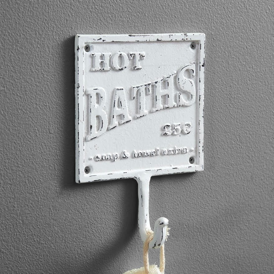 Hot Baths Cast Iron Hook Set