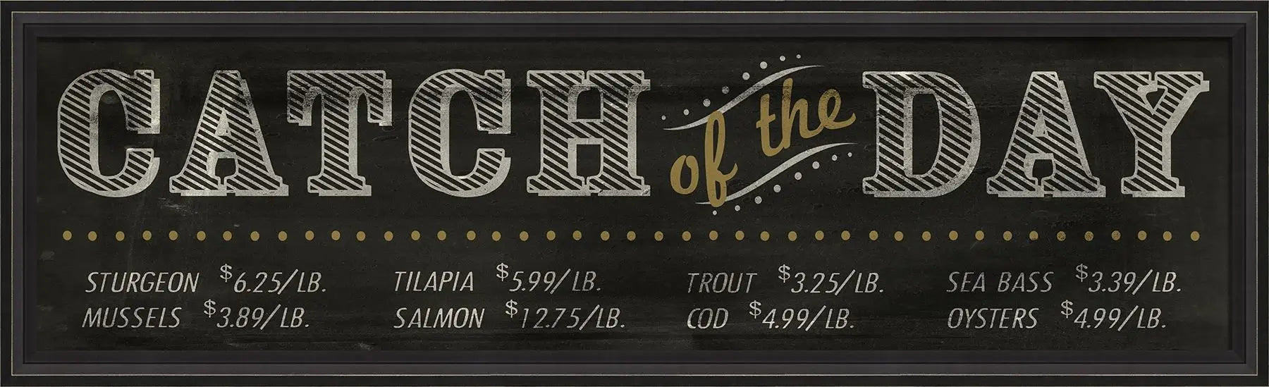 Catch Of The Day Large Art Print