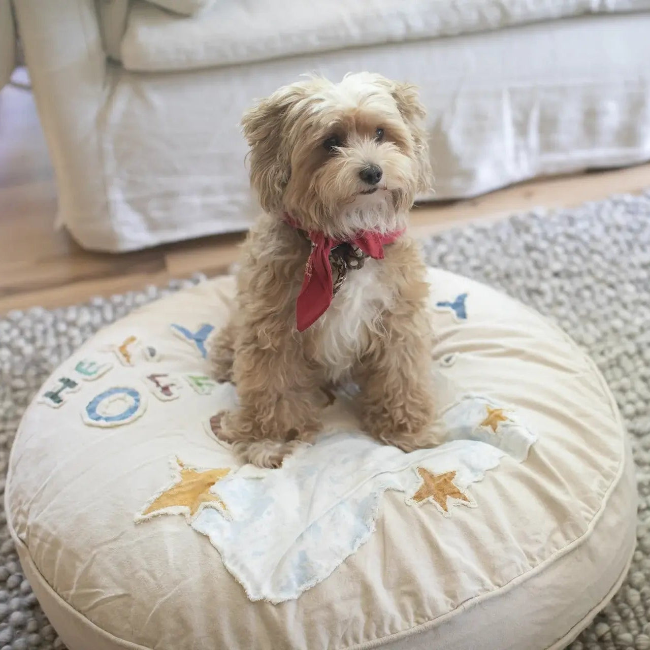 Sugarboo Designs Hey You Get Off My Cloud Floor Pouf