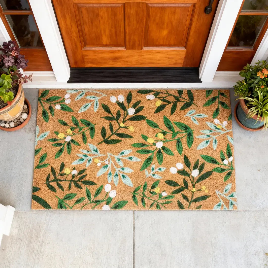 Botanical Olives Doormat