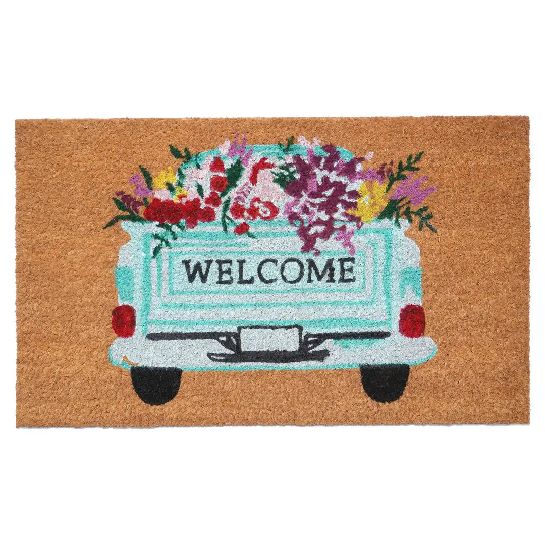 Farm Fresh Flowers Doormat