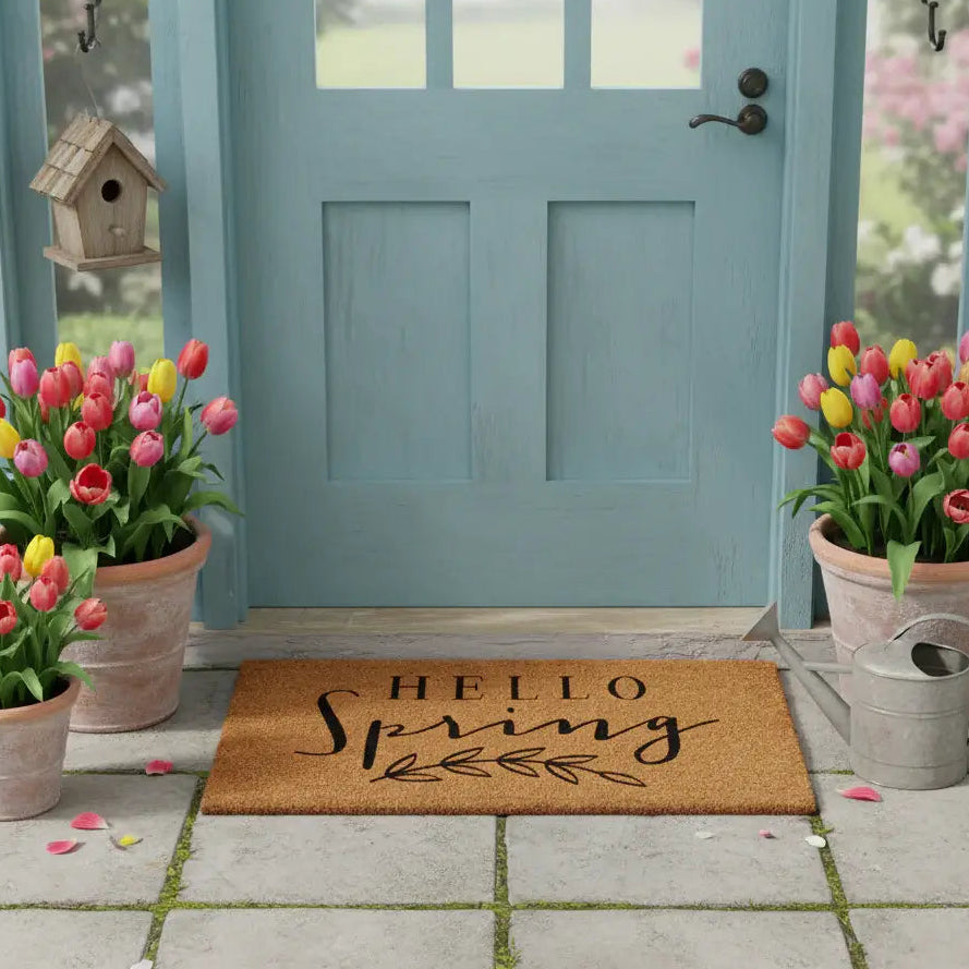 Hello Spring Doormat