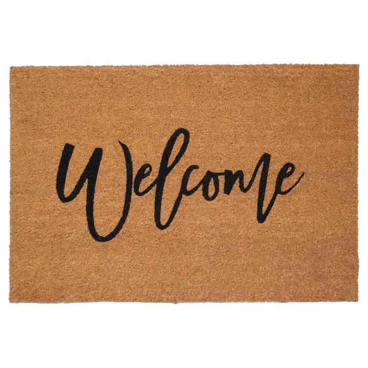 Cursive Welcome Doormat
