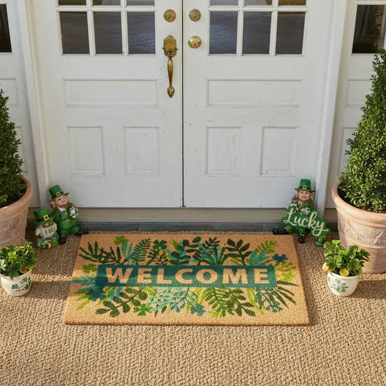 Greenery Welcome Doormat