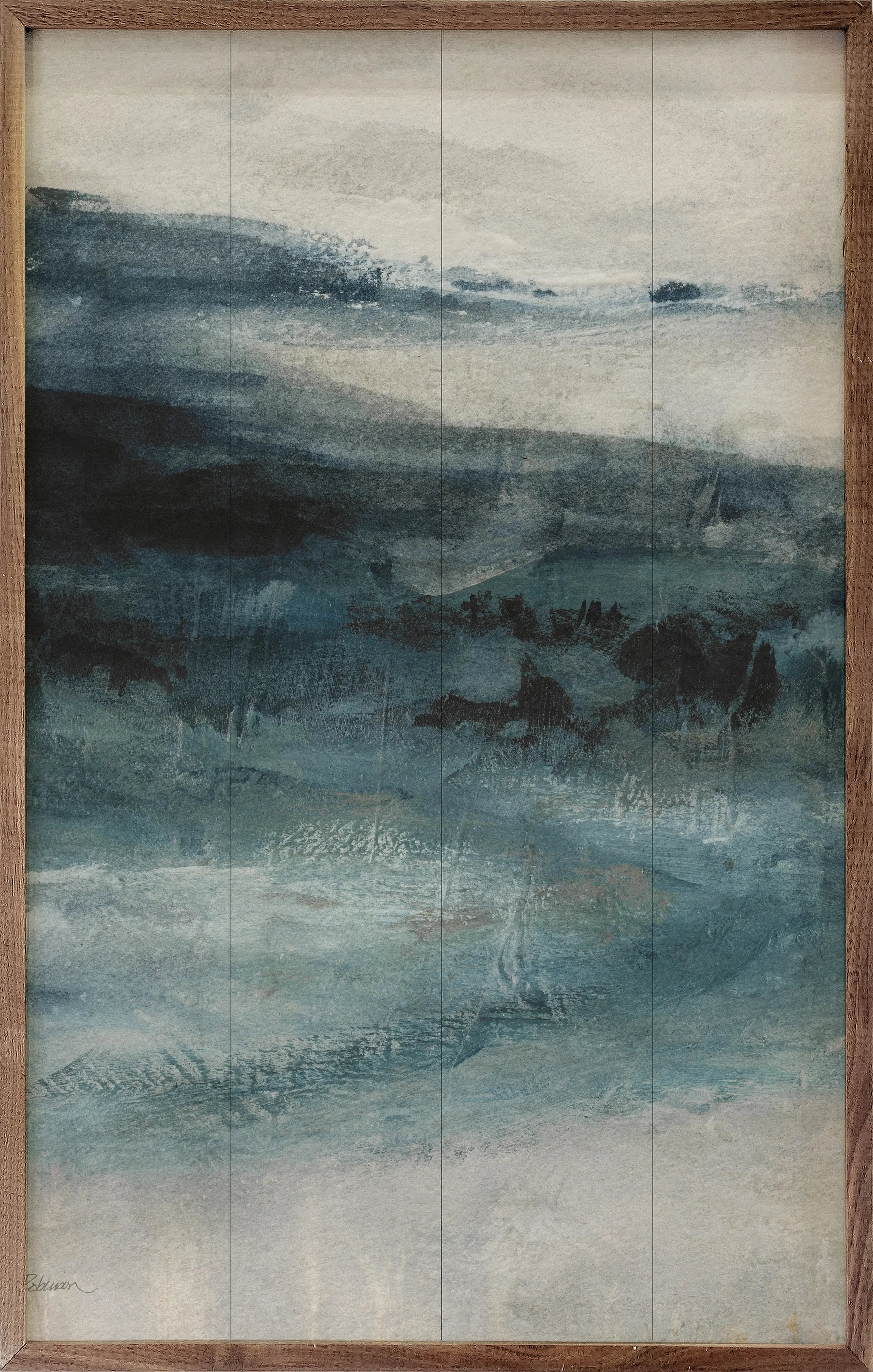 Private Inlet Wood Framed Print