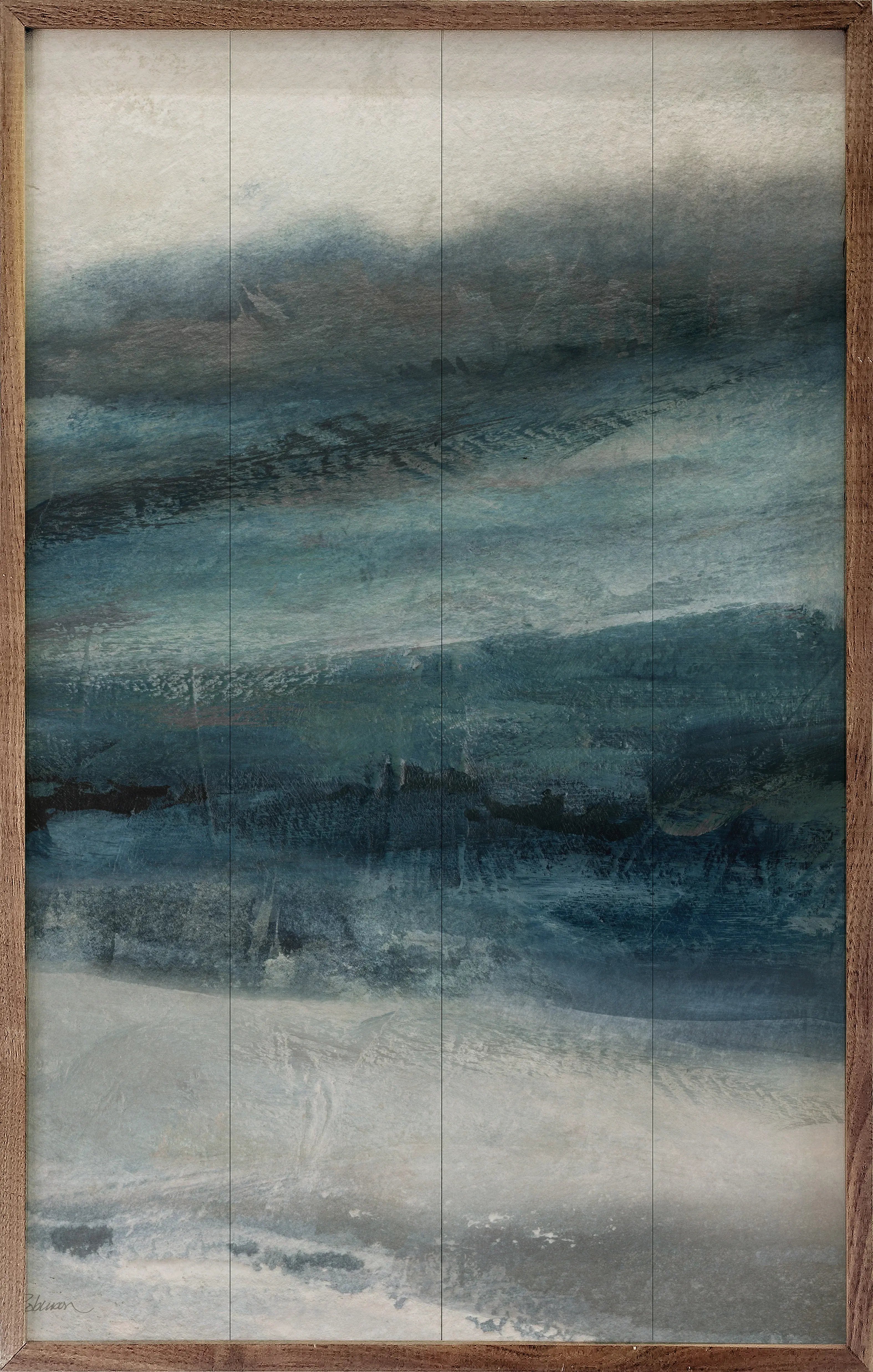 Private Inlet Wood Framed Print