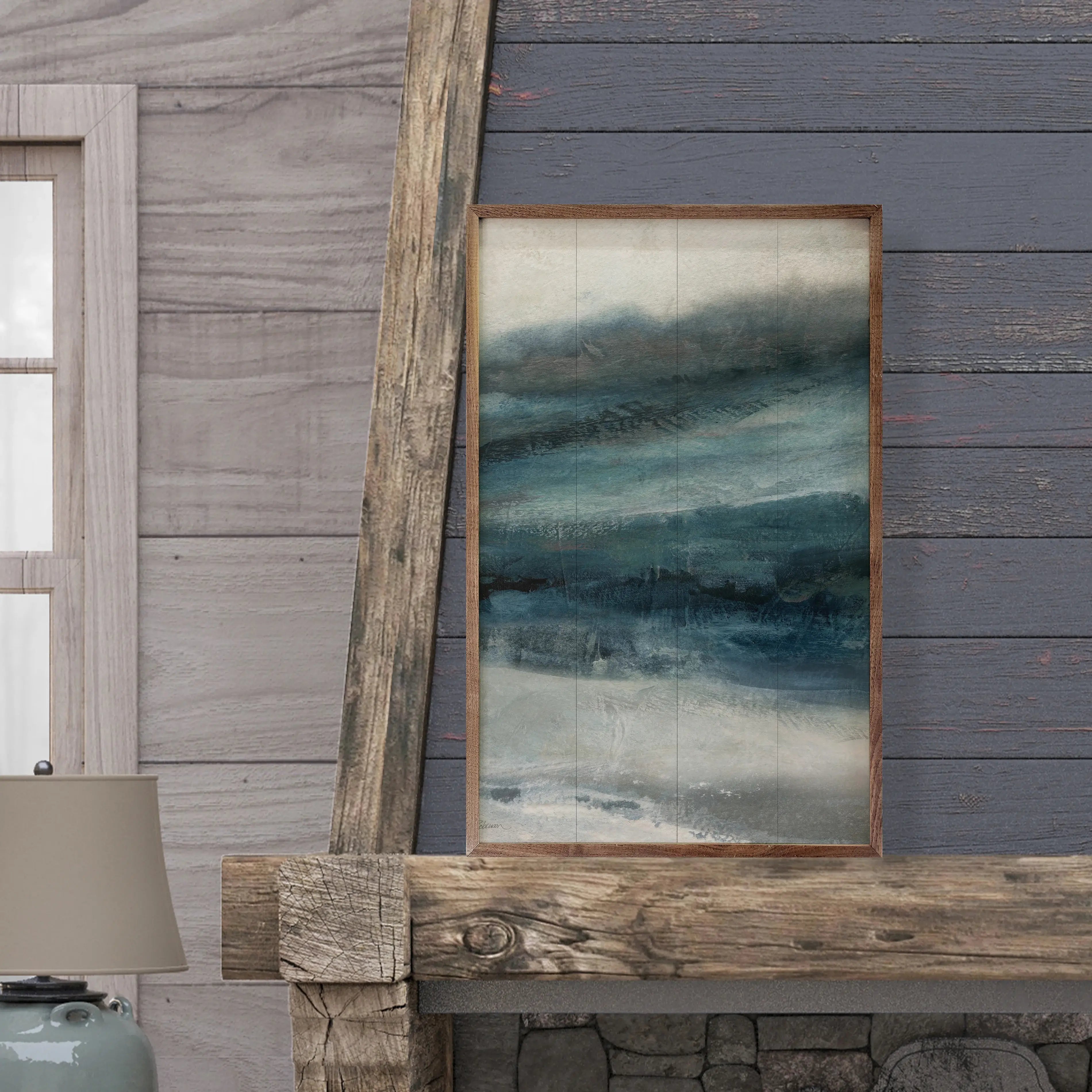 Private Inlet Wood Framed Print