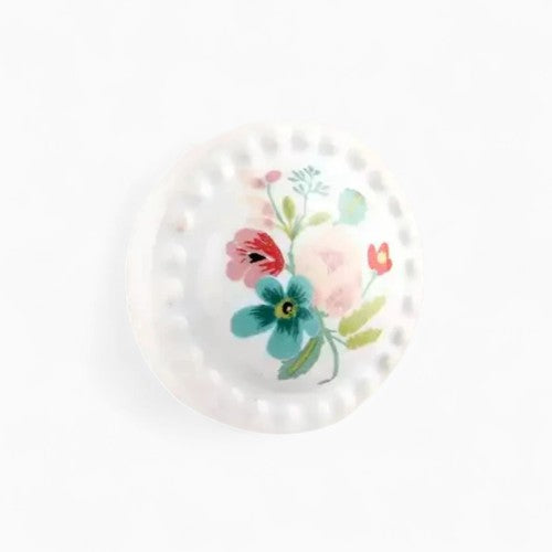 Vintage Beaded Floral Knob