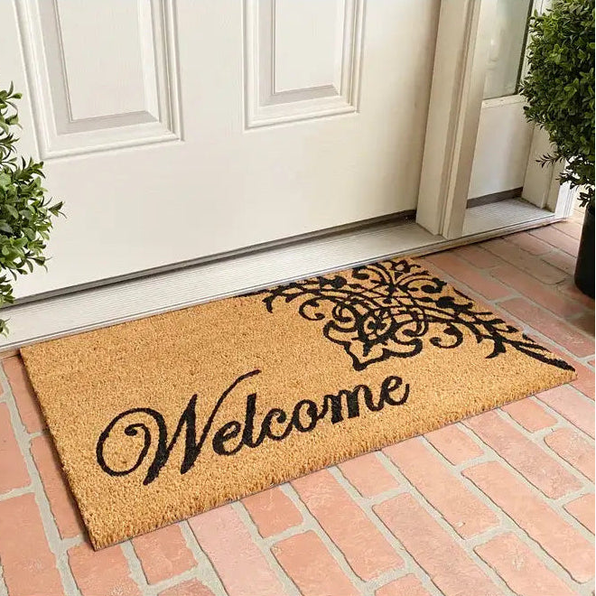 Scroll Welcome Doormat