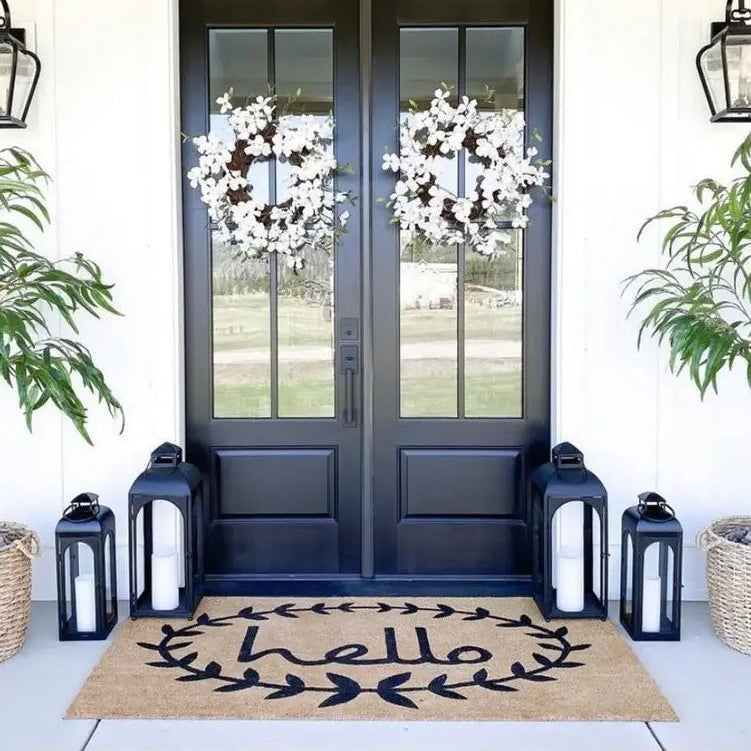 Calico Hello Doormat