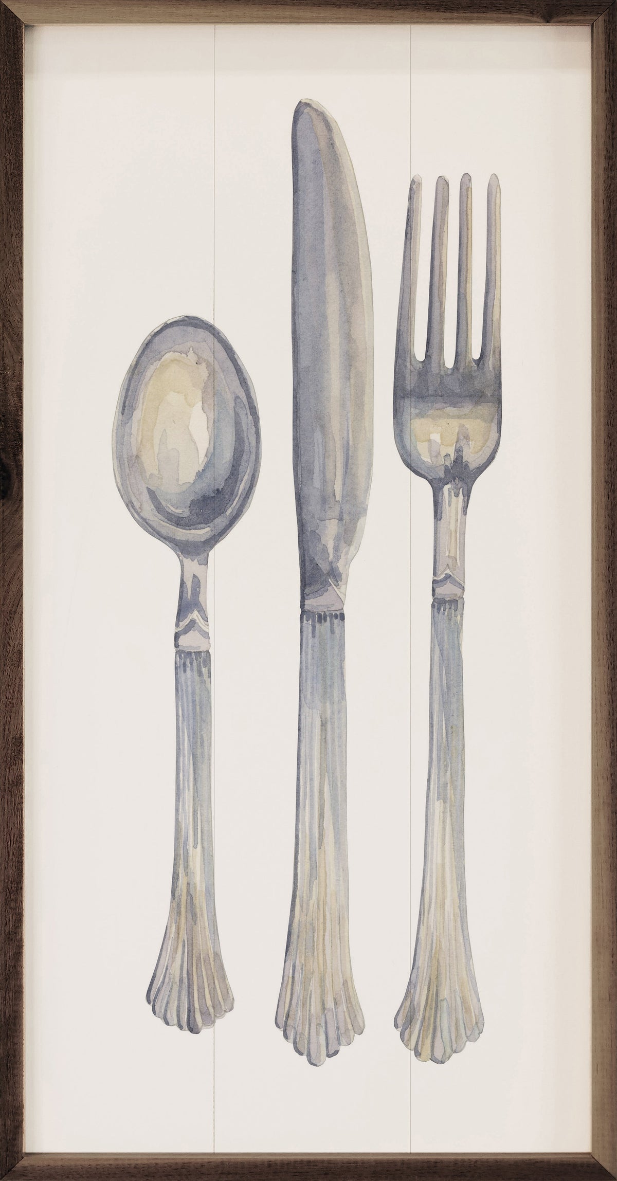 Silverware Wood Framed Print