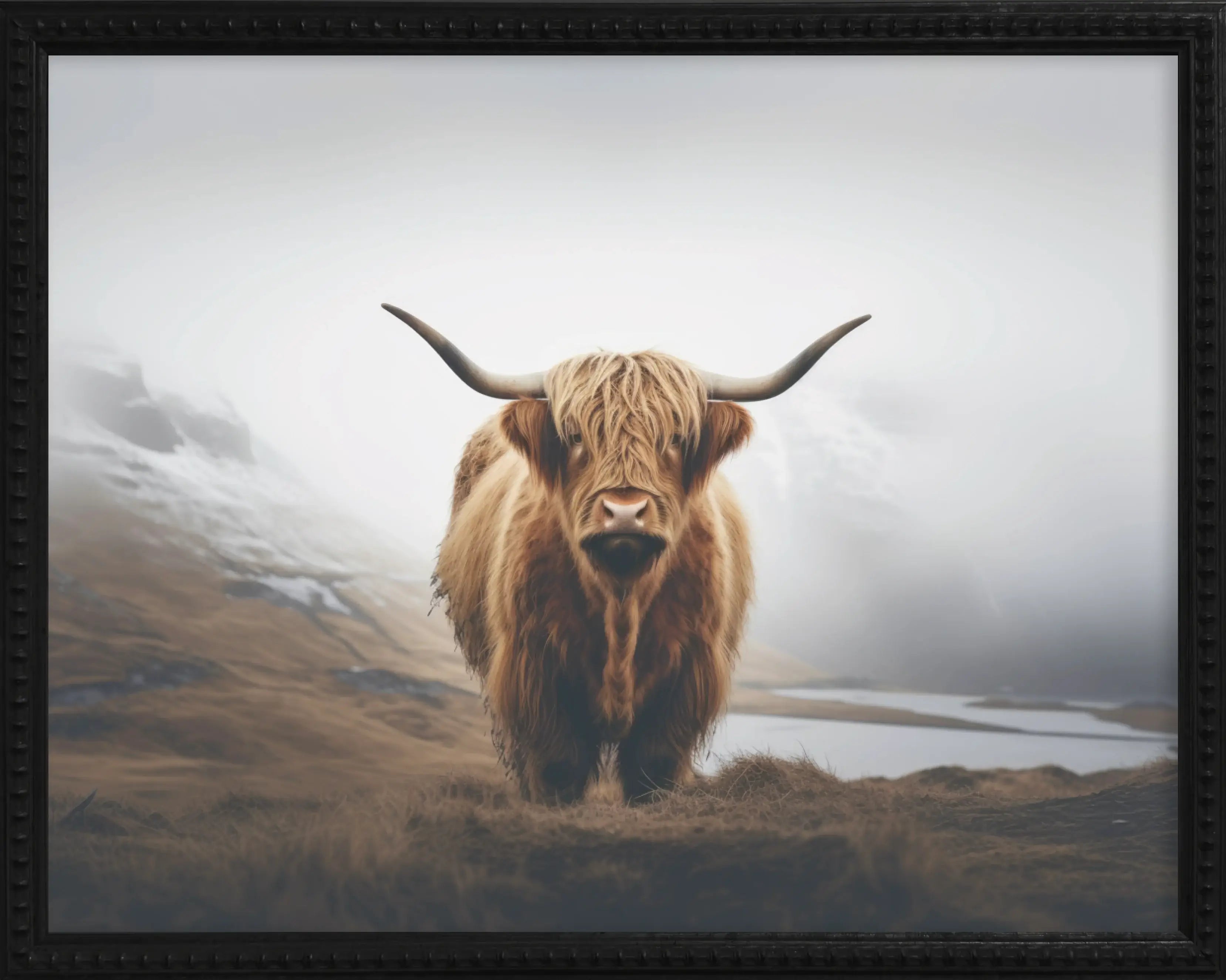 Highland Cow Art Print