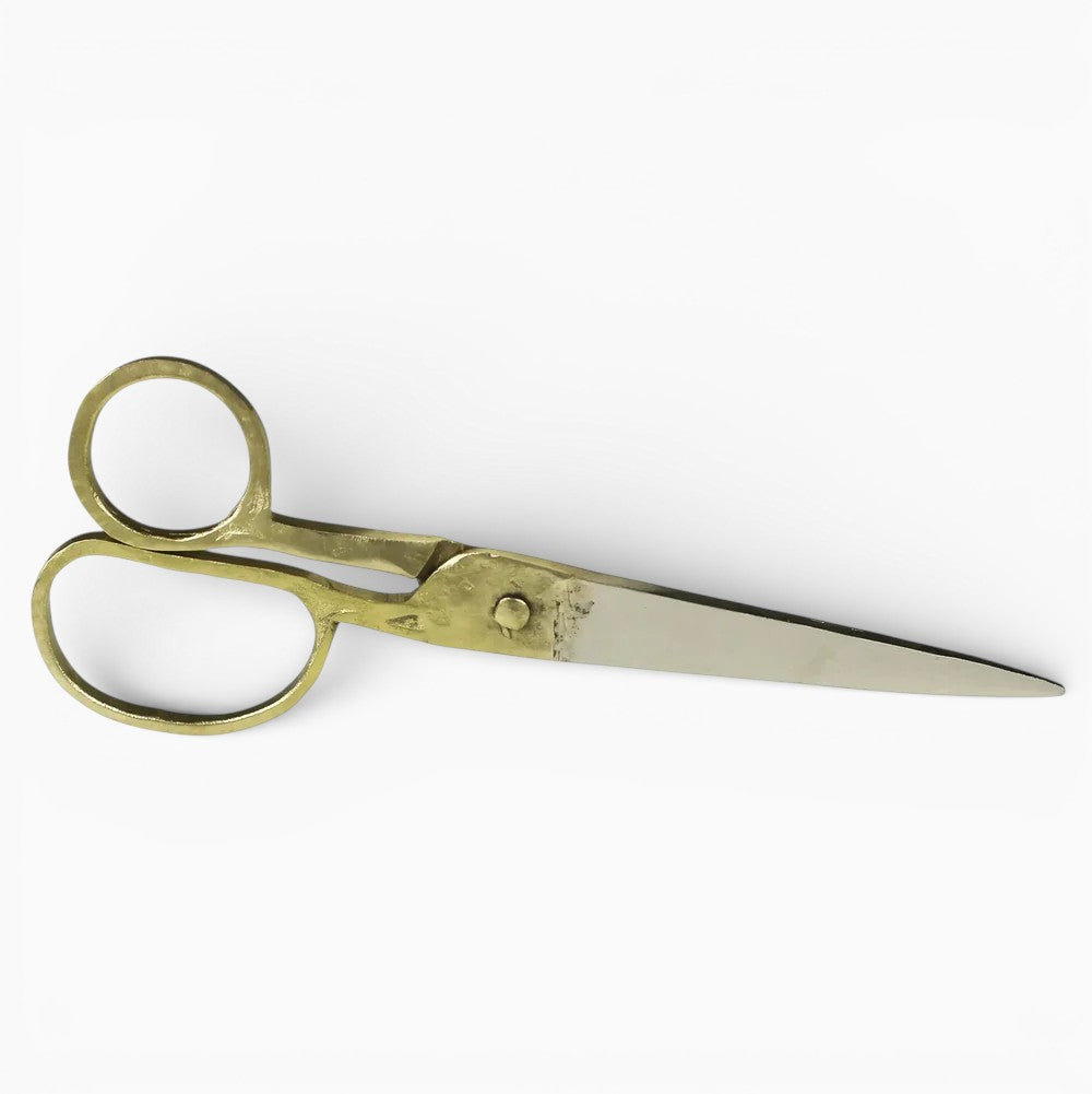 Brass & Steel Desk Scissors
