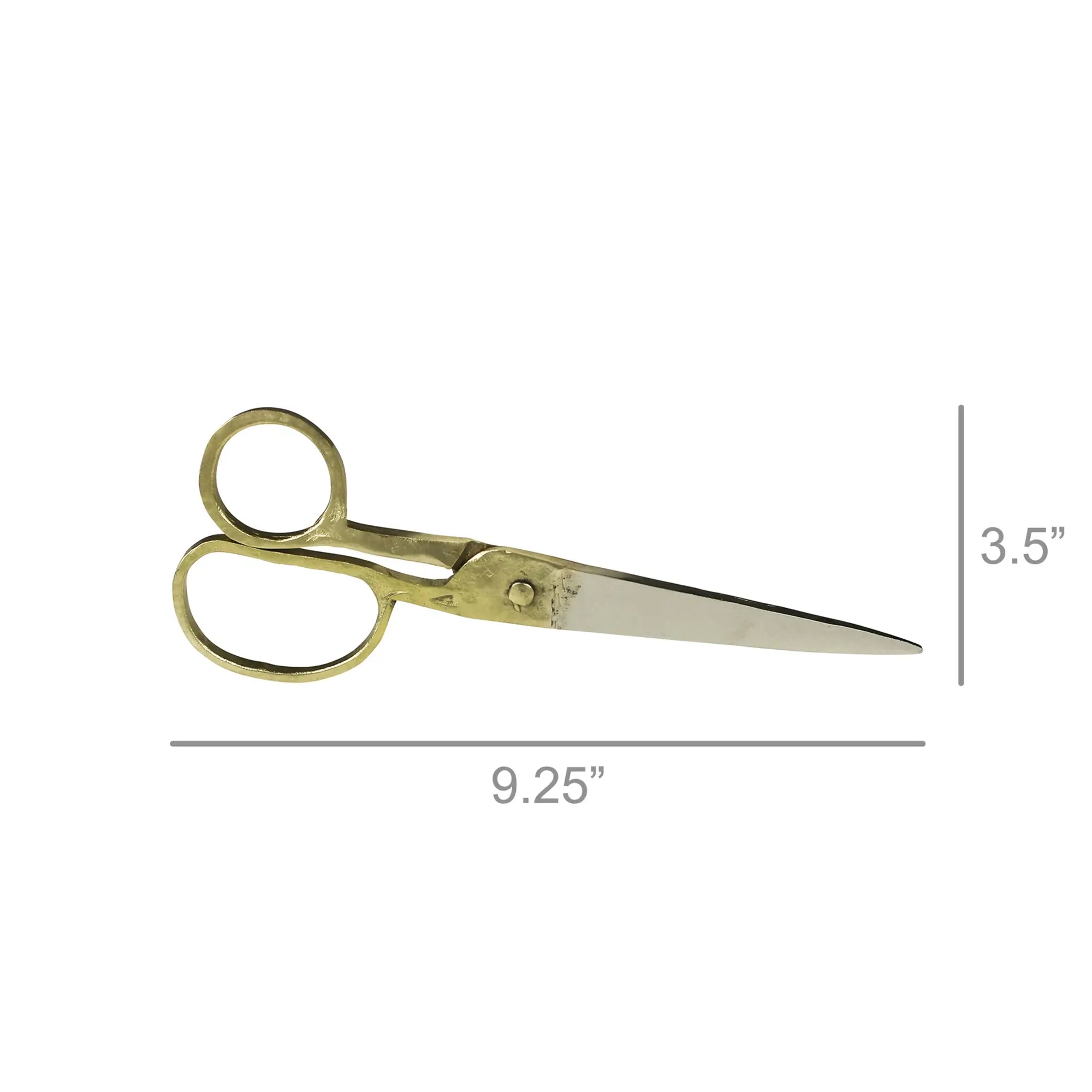 Brass & Steel Desk Scissors