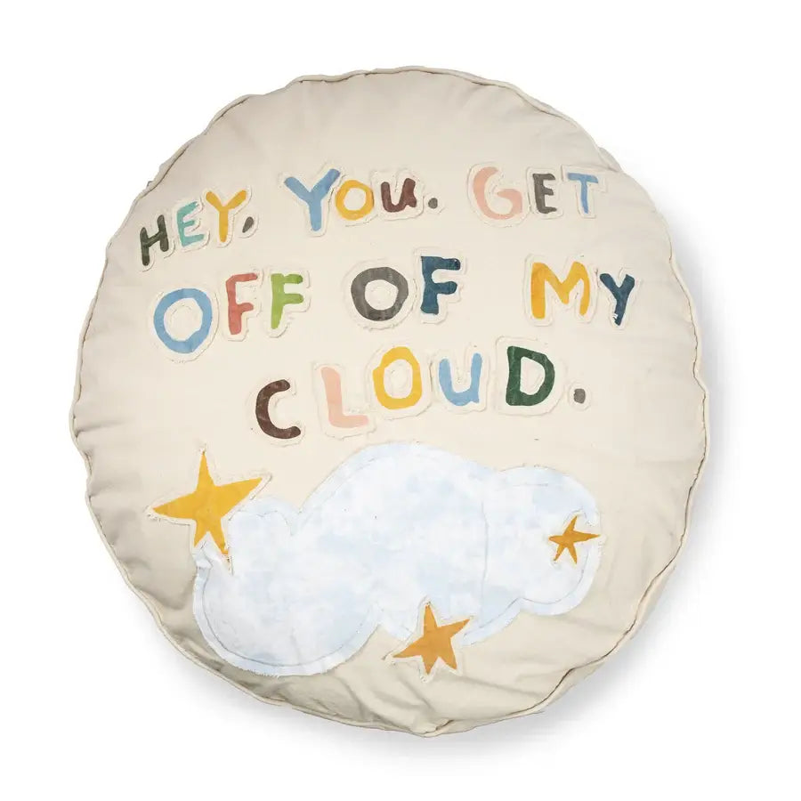 Sugarboo Designs Hey You Get Off My Cloud Floor Pouf
