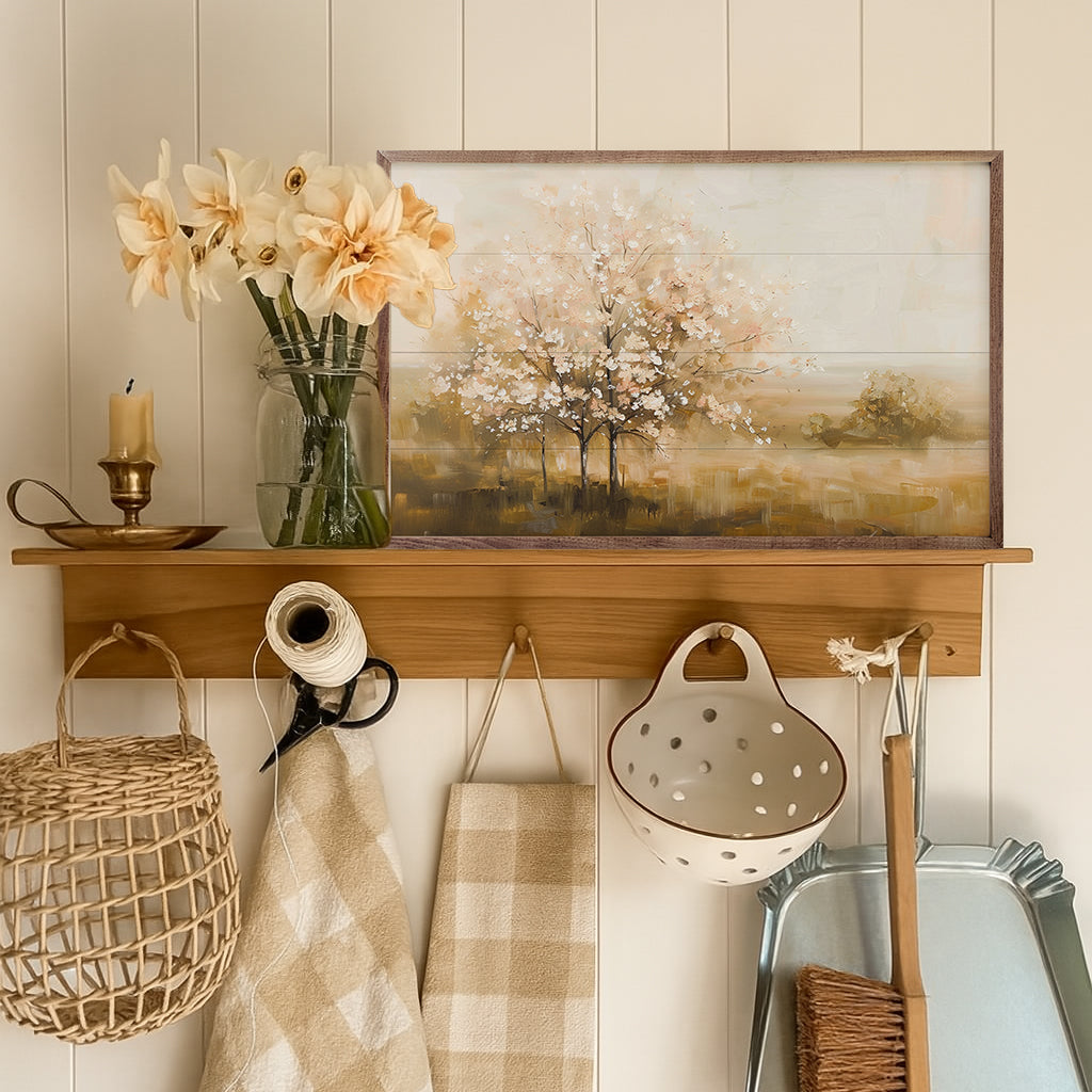 Blossom Tree Wood Framed Print