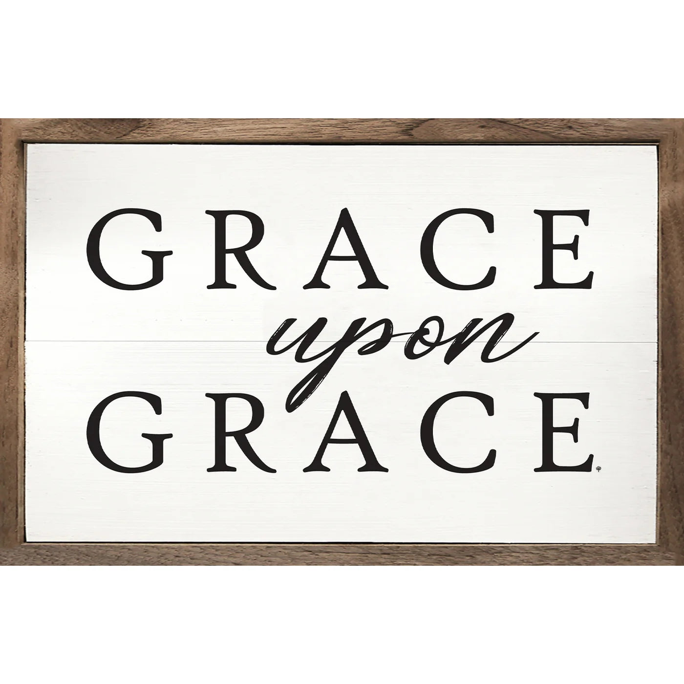 Grace Upon Grace Wood Framed Print