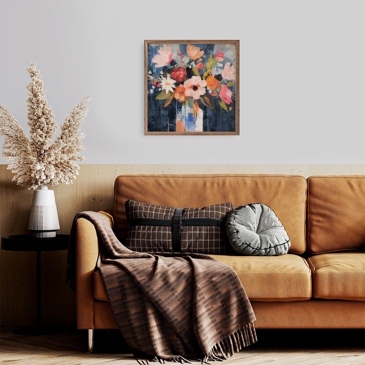 Enchanted Florals Wood Framed Print