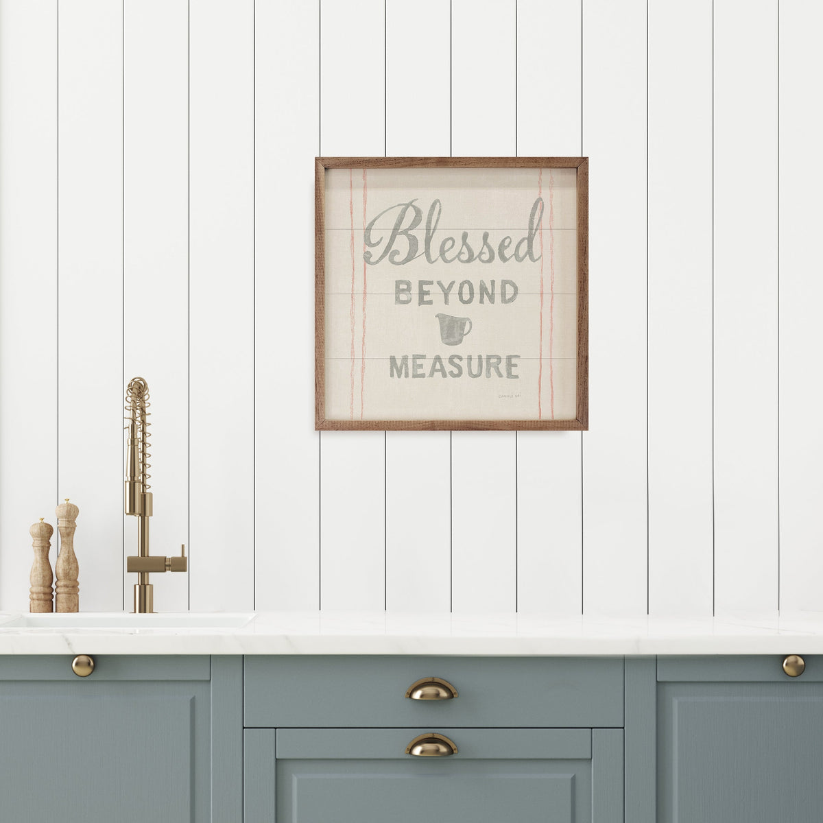 Blessed Beyond Measure Wood Framed Print