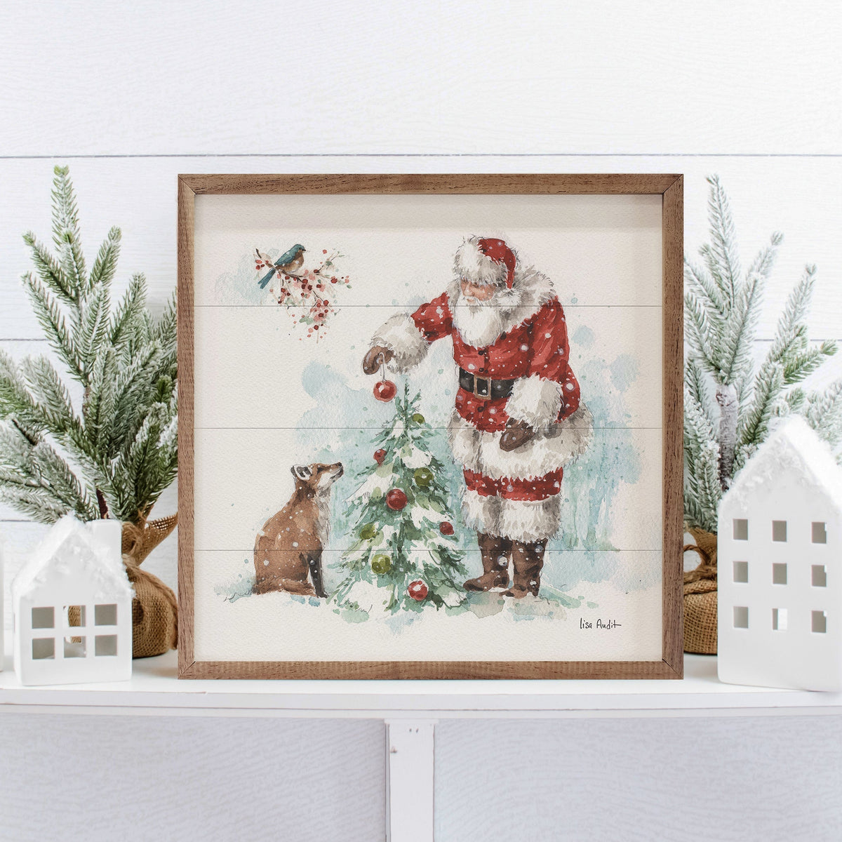 Magical Holidays V Santa Wood Framed Print