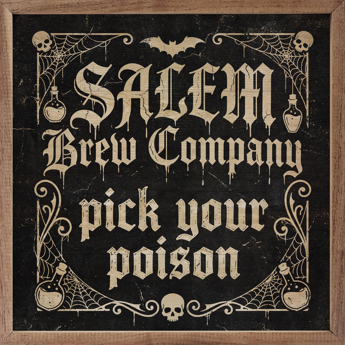 Salem Brew Company Wood Framed Print