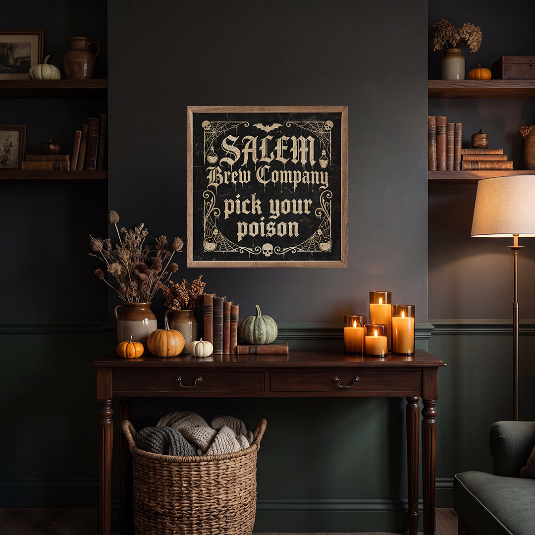 Salem Brew Company Wood Framed Print