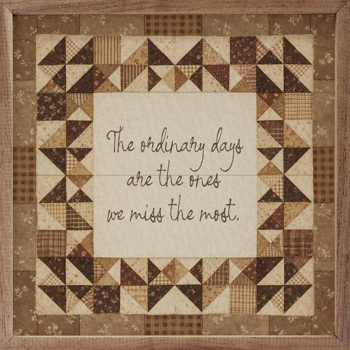 The Ordinary Days Wood Framed Print