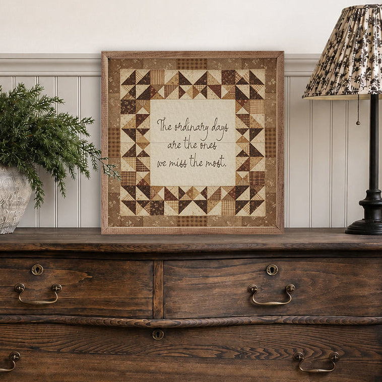 The Ordinary Days Wood Framed Print