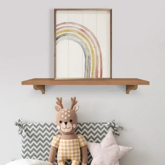 Pretty Rainbow Wood Framed Print