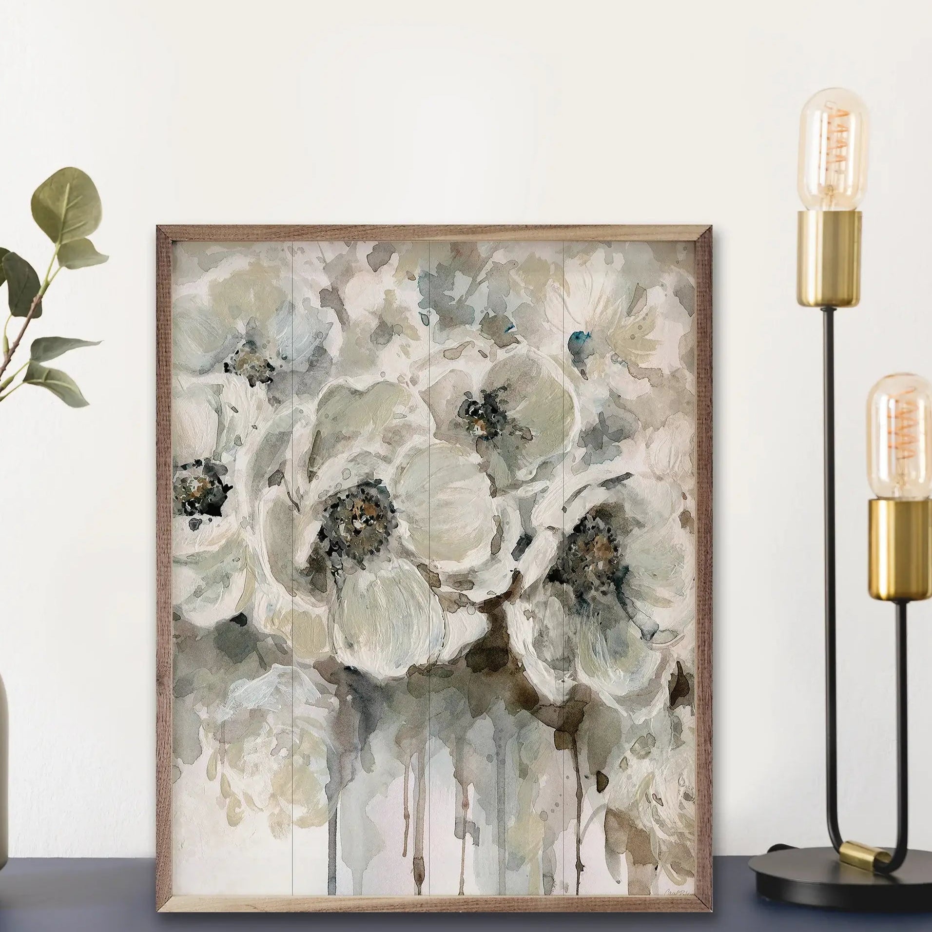 Soft Fragrance Wood Framed Print