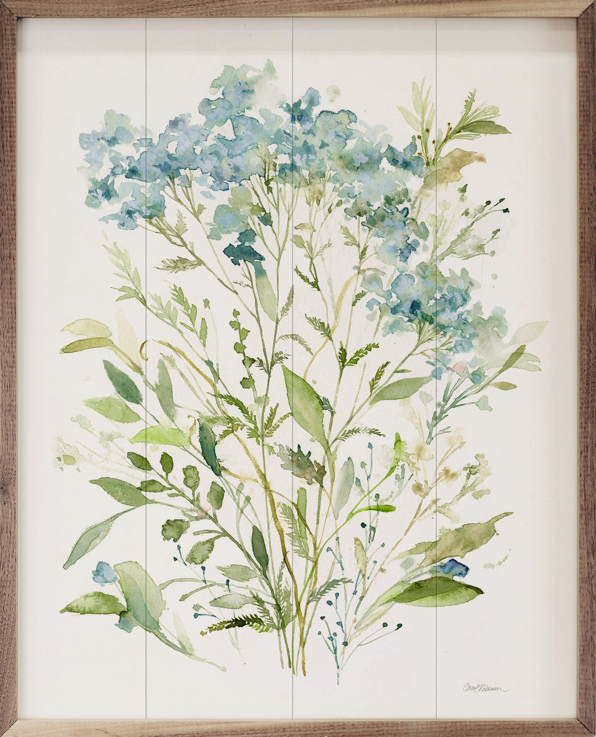 Garden Lace Wood Framed Print