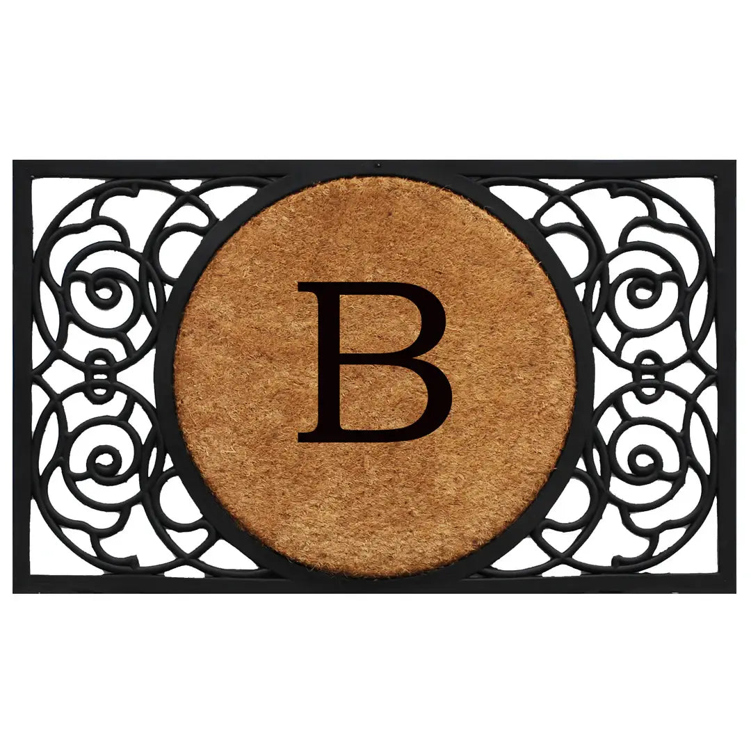 Armada Circle Monogram Doormat