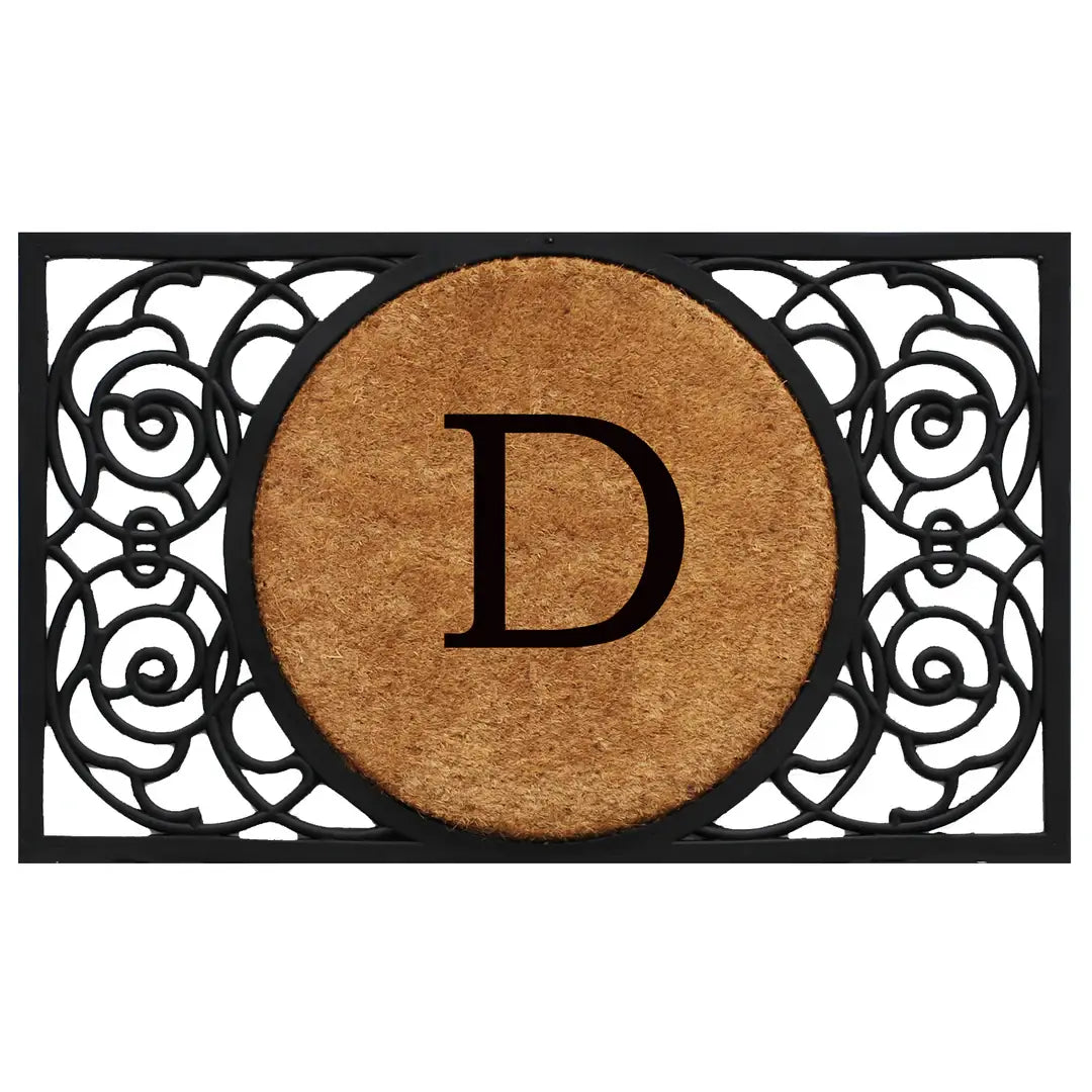 Armada Circle Monogram Doormat