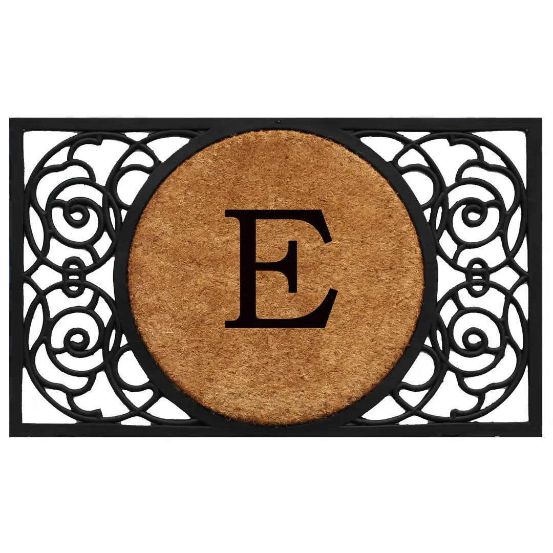 Armada Circle Monogram Doormat