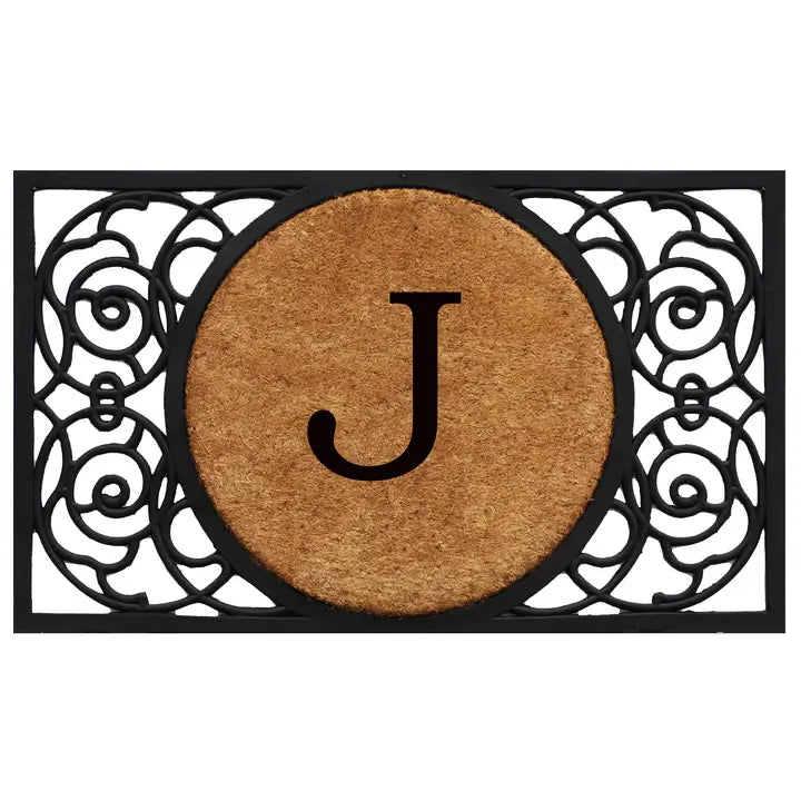 Armada Circle Monogram Doormat