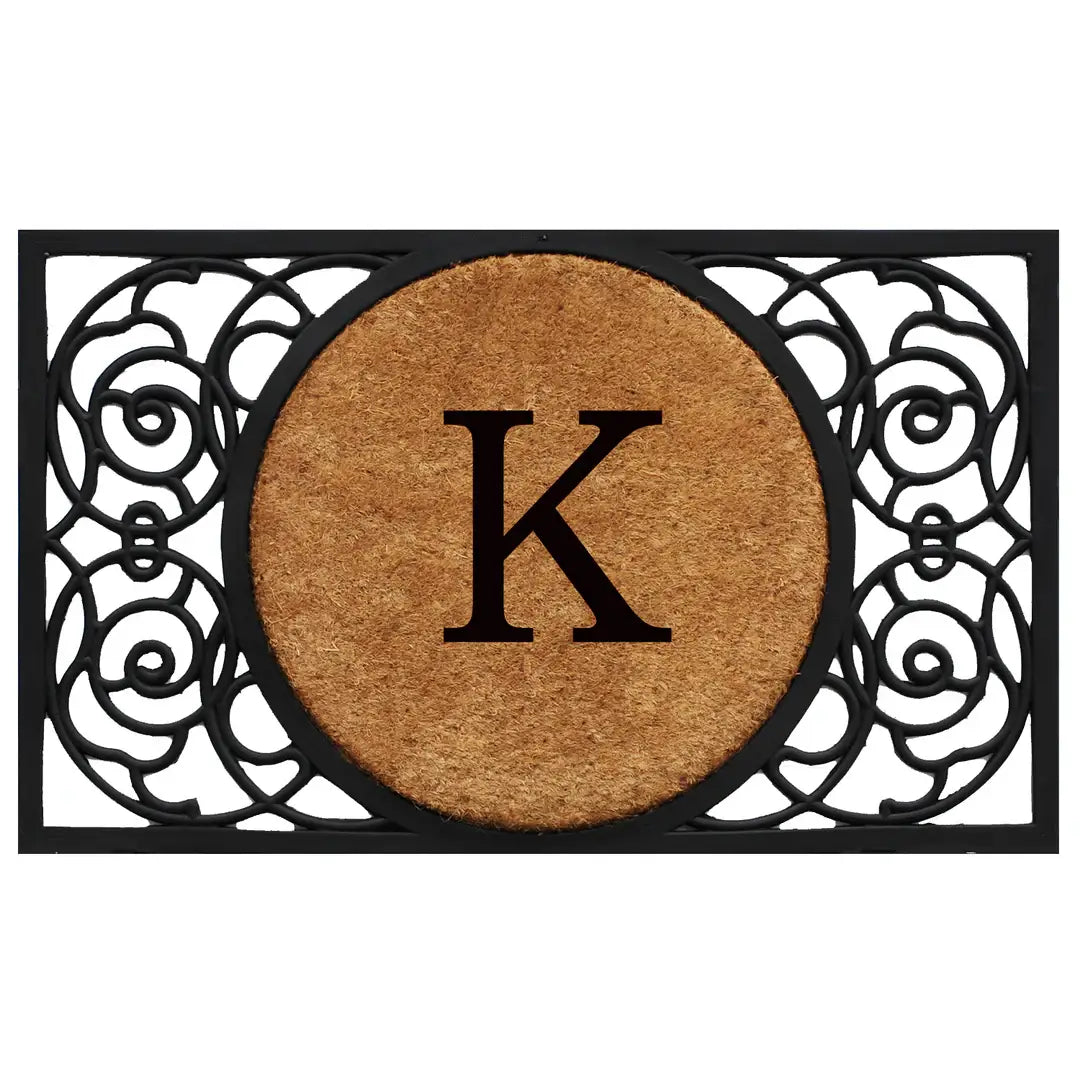 Armada Circle Monogram Doormat