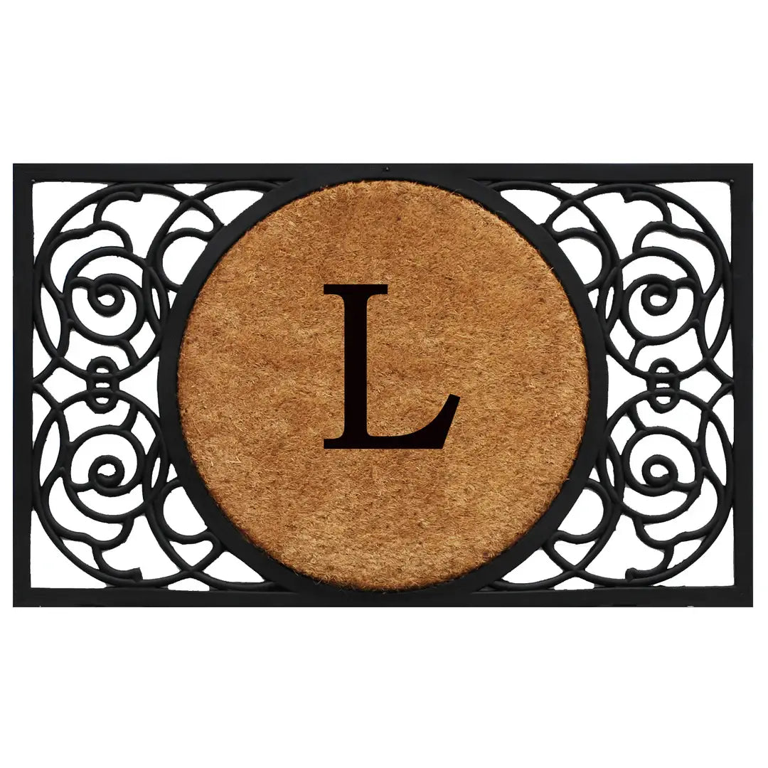 Armada Circle Monogram Doormat