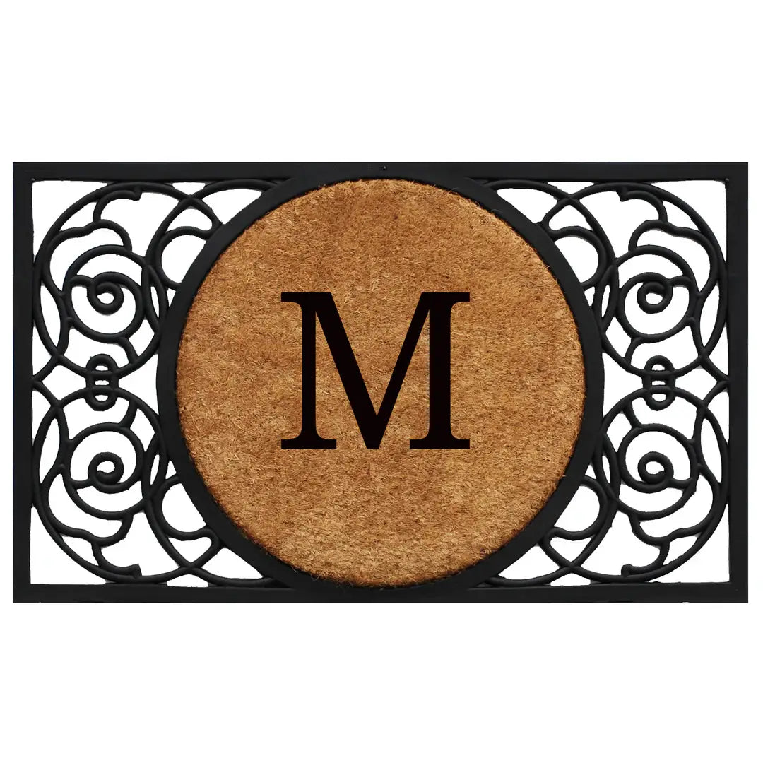 Armada Circle Monogram Doormat