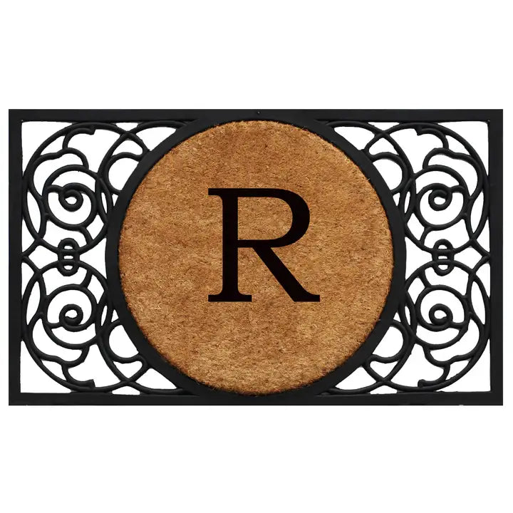 Armada Circle Monogram Doormat