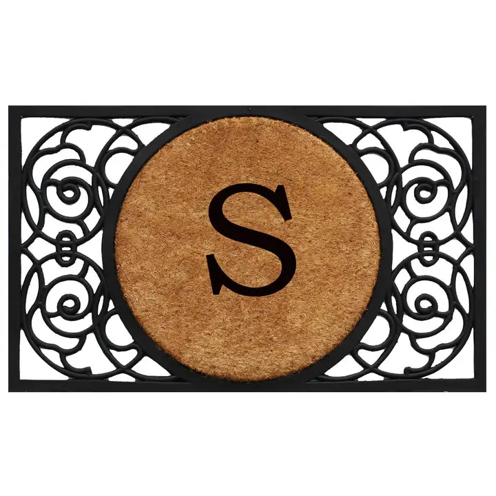 Armada Circle Monogram Doormat