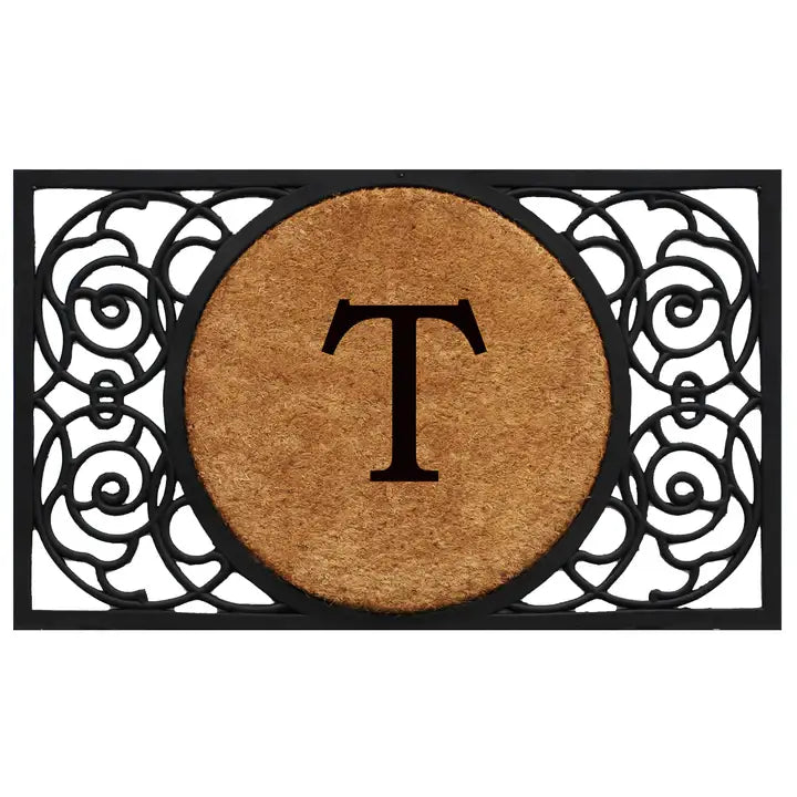 Armada Circle Monogram Doormat