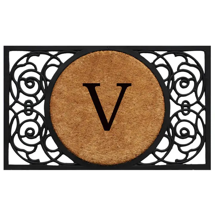 Armada Circle Monogram Doormat
